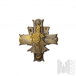 PSZnZ Badge of the 3rd Carpathian Rifle Division - miniature