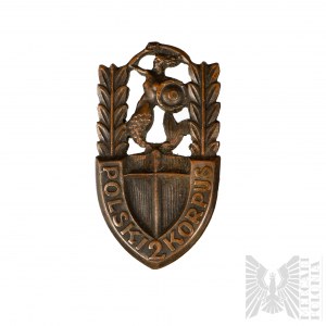 PSZnZ Odznak poľského 2. zboru - nízke číslo 001023
