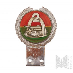PSZnZ Badge of the 2nd Warsaw Armored Division for Car.