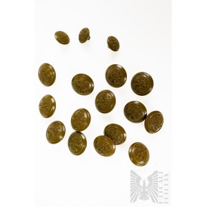 PSZnZ Set of Bakelite Buttons - Franciszek Glowniak