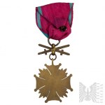 PSZnZ Bronze Cross of Merit with Swords - Franciszek Glowniak