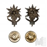 PSZnZ Set of Special Badges of the 2nd Baon of the Carpathian Rifle Brigade - Franciszek Glowniak