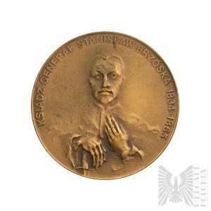 PRL/III RP Medaille Priester General Stanislaw Brzóska 1834 - 1865