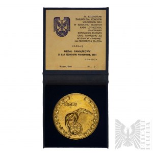 Pamětní medaile PRL 25 let vojenské jednotky 5051 Radom 1983