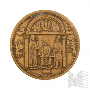 PRL Medal z Serii Królewskiej PTAiN - Kazimierz Sprawiedliwy, 1984, Warszawa (Witold Korski)