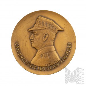PRL-Medaille von General Władysław Sikorski (J. Markiewicz-Nieszcz)