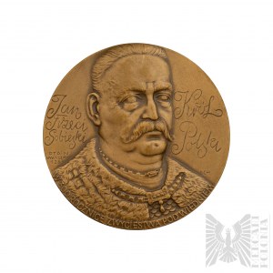 PRL-Medaille Jan III Sobieski König von Polen PTAiN Warschau (B. Chmielewski)