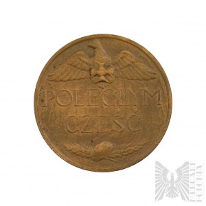 II RP Medal to the Fallen Honored 1918-1920 Polish-Bolshevik War (M.Lubelski)
