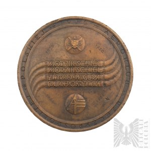 Medaila II RP, cena aeroklubu 1936 - súťaž Challenge vo Varšave (Art Deco)