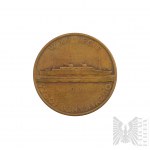 II RP Medal XV Lecie Odzyskania Morza, Liga Morska i Kolonialna (T. Breyer)