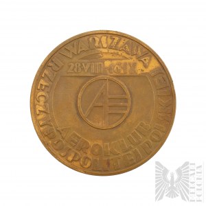 II RP Medaille Aeroclub der Republik Polen - Wettbewerb Warschau 1934