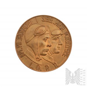 II RP Medal Jerzy Bajan and Gustaw Pokrzywka Aviation/LOPP RRR (Olga Niewska)