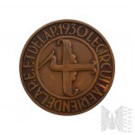 II Republic of Poland Aeroclub Medal 1930 Art Deco in Box