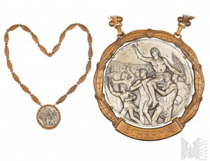 Stříbrná olympijská medaile - XVII. olympiáda Řím 1960 - šavlista Andrzej Piątkowski