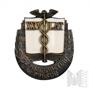 II RP Abzeichen Silber des XXV. Jahrestages der Vereinigung der Buchhalter in Polen (1932r)