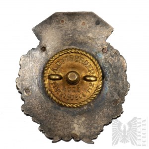 II RP Silber & Gold Abzeichen XXV Jahre Verband der Werkmeister RP - Łódź - Dytberner