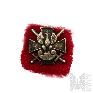 II RP Miniature Badge of the II Corps of the Kaniów.