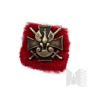 II RP Miniature Badge of the II Corps of the Kaniów.