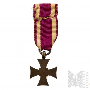 II RP Miniatura kříže za statečnost