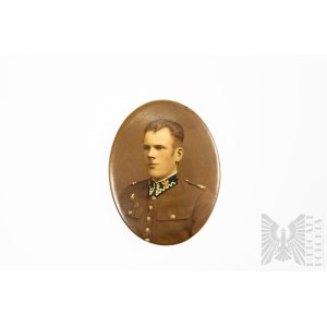 II RP Miniature Portrait Mirror - 63rd Toruń Infantry Regiment