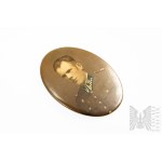 II RP Miniature Portrait Mirror - 63rd Toruń Infantry Regiment