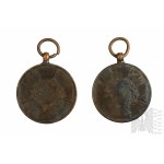 Prusse Deux médailles pour les guerres napoléoniennes 1813-1814 (Befreiungskriege)