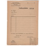 2. světová válka - Tři vzácné dokumenty z varšavského ghetta pro vývoz předmětů (Waffen SS)