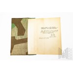 WW2 Small Catechism Dedication Prisoner of War Camp Chalon 8. IX. 1945 (Camouflage Splinter)