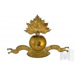 1 WW Emblem from Adrian helmet wz.15 - School of Artillery Ecole Speciale Militaire