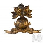 1. světová válka Francie Adrian Helmet Emblem Armoured School Sansir