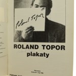 Roland Topor plakaty aut. Władysław Serwatowski [AUTOGRAF ROLANDA TOPORA / 1996]
