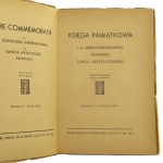 Pamětní kniha 1. mezinárodní soutěže v uměleckém tanci pořádané časopisem Muzyka , Varšava 9.-16. června 1933. [1933]