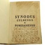 Constitutiones Synodales Editæ & promulgatæ ab Illustrissimo Excellentissimo & Reverendissimo Domino, D. Andrea Stanislao Kostka Comite in Załuskie, Załuski Dei & Apostolicæ Sedis gratiâ, Episcopo Culmensi & Pomesaniensi [...] A. S. Załuski [1746]