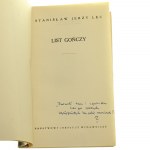 List gończy Stanisław Jerzy Lec [PIERWODRUK / 1963]