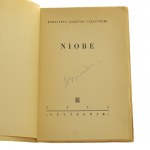 Niobe Konstanty Ildefons Galczynski [návrh Jan. S. Miklaszewski] [PIERWODRUK / 1951].
