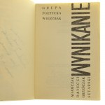Gruppo di Poesia Wierzbak [Ryszard Danecki, Marian Grześczak, Konrad Sutarski, Bohdan Adamczak] [AUTOGRAFO] [PIERWODRUK / 1959]