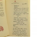 Moje strony świata Jerzy Ficowski [AUTOGRAF] [PIERWODRUK / 1957]