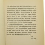 On Photography Susan Sontag [AUTOGRAF] [1990]