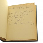 Dzisiaj i wczoraj Boris Słucki [AUTOGRAF / Egz. z księgozbioru Julii Hartwig / 1961]