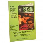 Kapitan Kloss nr 5 Ściśle tajne rys. Mieczysław Wiśniewski [WYDANIE PIERWSZE / 1971]