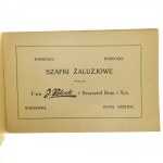 Szafki żaluzjowe Polecają T-wo Block i Krzysztof Brun i Syn [FOLDER REKLAMOWY / ca 1930]