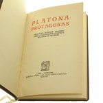 Platona Protagoras Platon przeł., wstępem, objaśnieniami i ilustracjami opatrzył Władysław Witwicki [1923]