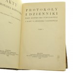 Protokóły i dzienniki Rady Zastępczej Tymczasowej i Rady Najwyższej Narodowej t. I-II wydali Szymon Askenazy i Włodz. Dzwonkowski [Akty Powstania Kościuszki t. I-II / 1918]