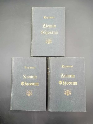 Wł. St. Reymont La terre promise Roman contemporain Volumes I-II 3 volumes
