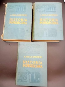 Adam Szelągowski Historia Powszechna Bände I-II 3 Bände