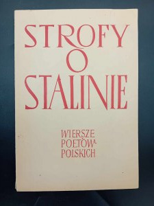 Strofy o Stalinie Poesie di poeti polacchi