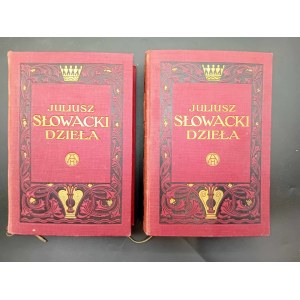 Werke von Juliusz Słowacki, herausgegeben von Tadeusz Pini, Bände I-II