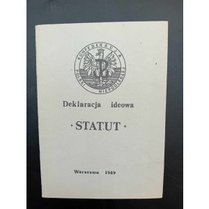 Confédération de la Pologne indépendante Déclaration idéologique Statut