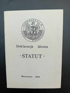 Confédération de la Pologne indépendante Déclaration idéologique Statut