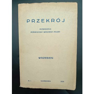 Przekrój Miesięcznik poświęcony sprawy Polski září 1938